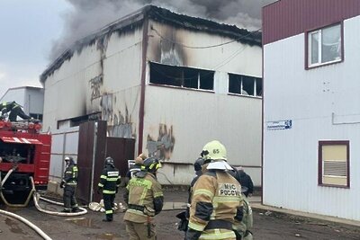    Пожар в Нахабино на улице Панфилова ©Telegram-канал Прокуратуры Московской области