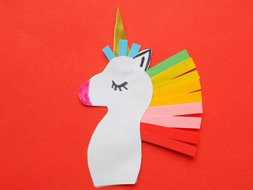 Единорог из бумаги DIY | Поделка для детей | Unicorn Paper Craft