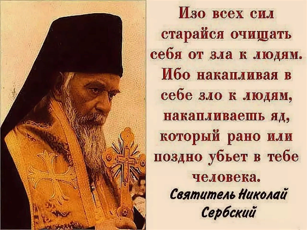 Святые о злых людях. Изо всех сил старайся очищать себя от зла. Святые отцы об обиде. Цитаты святых отцов о зле.