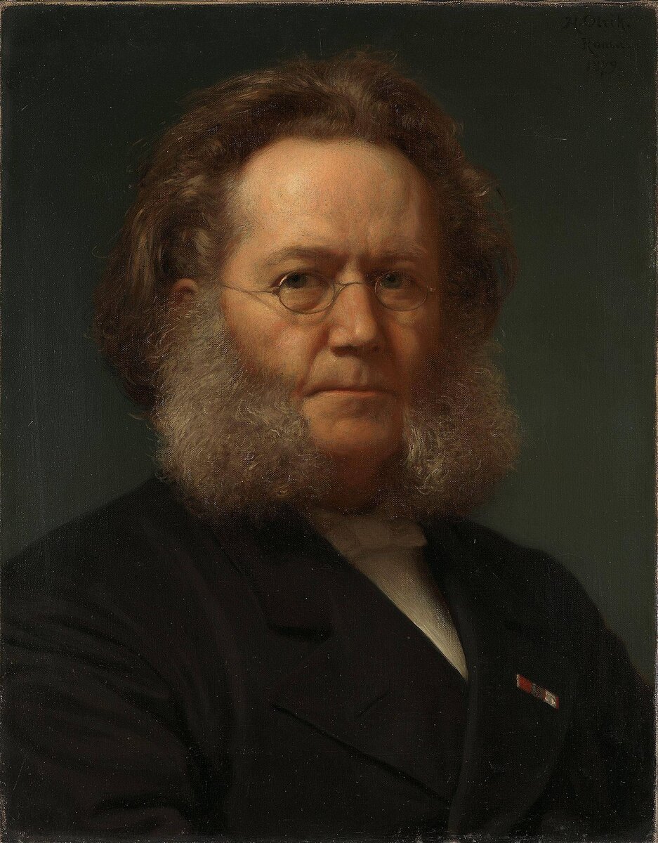 Хенрик Ольрик, портрет Г.Ибсена, 1879 г., источник Яндекс картинки