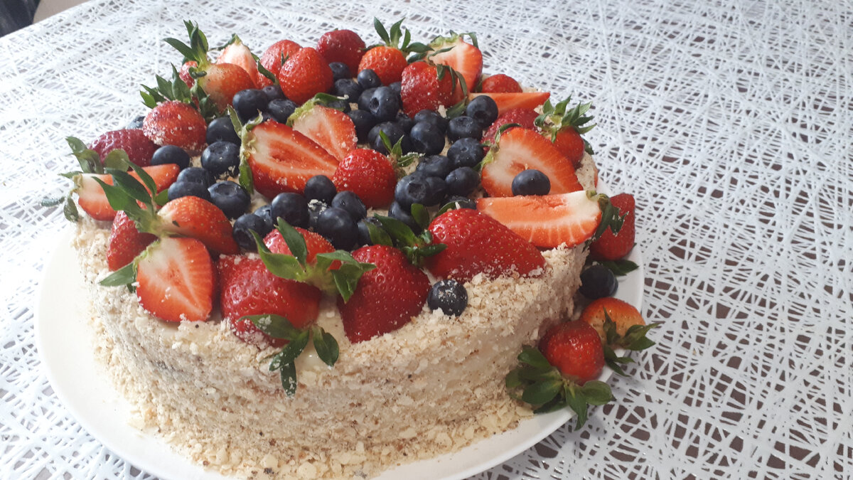 Украсить торт наполеон своими руками в домашних условиях eCookie.ru