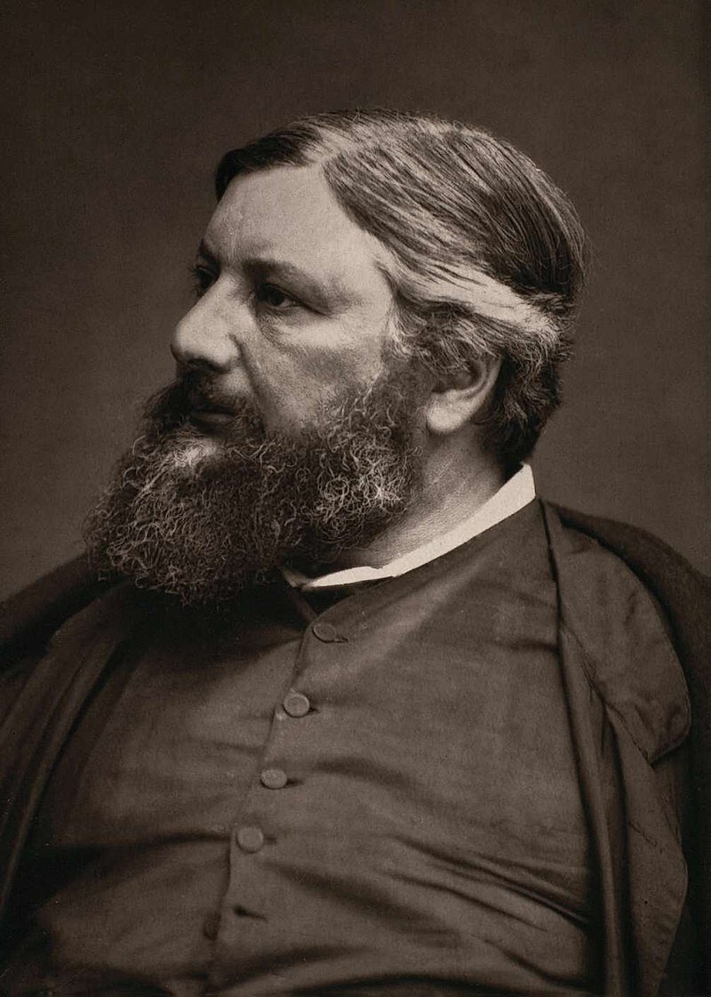 Курбе в 1860-х. Фотограф - Этьенн Каржа. 