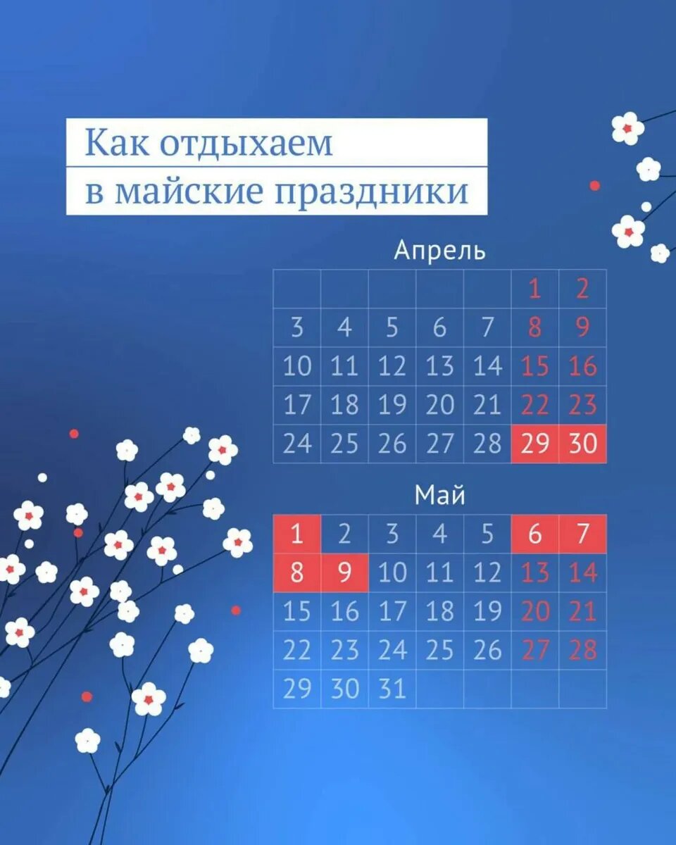 Указ Путина о майских праздниках в 2023 году – как отдыхают россияне на 1 и  9 мая – когда первый день отдыха и когда на работу | Курьер.Среда | Дзен