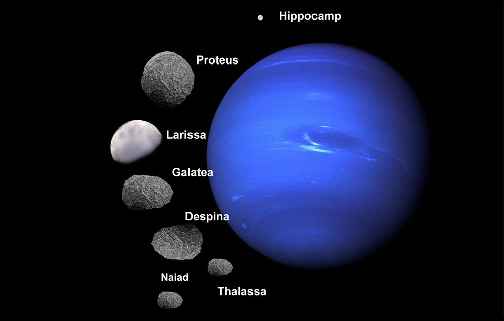 Картинки нептуна со спутниками