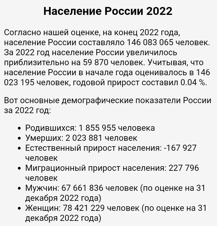 Данные сервиса
