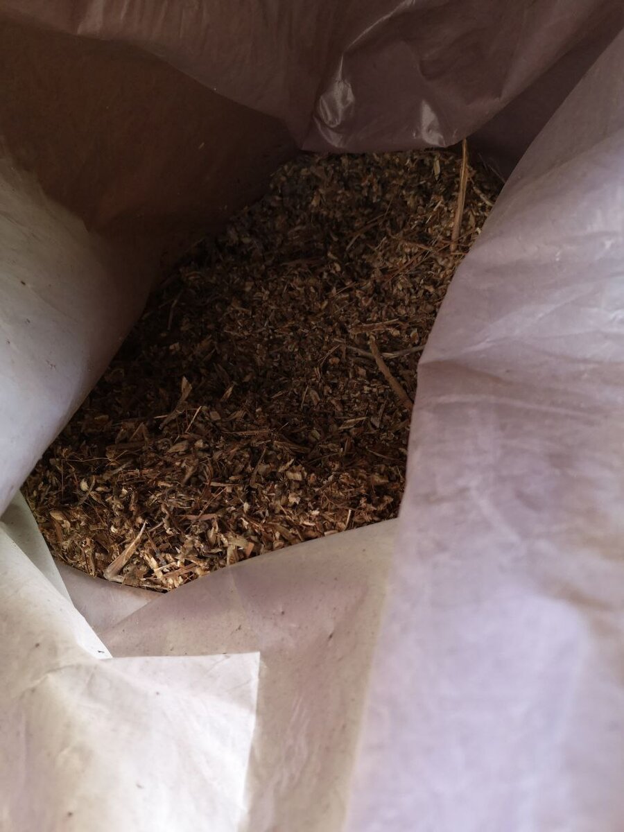 Вот такая получилась мульча