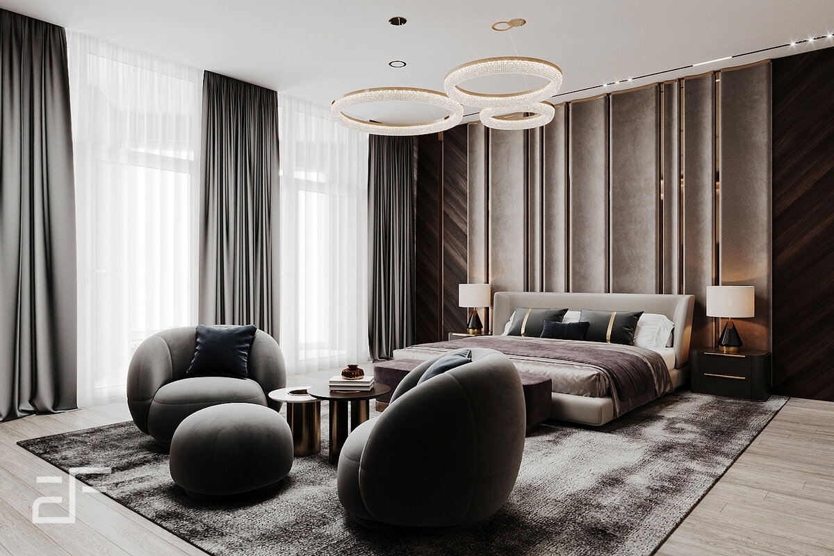 Дизайн интерьера спальни в современном стиле