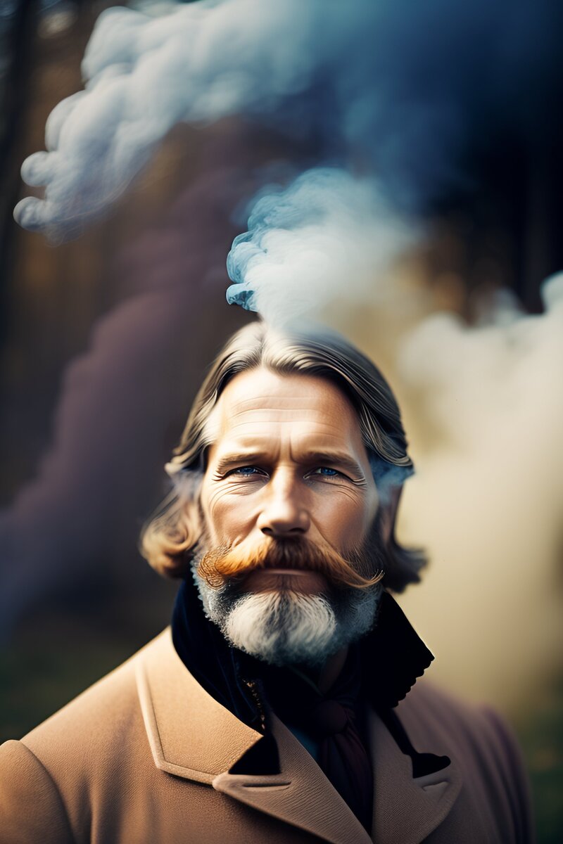 А это, по мнению Lexica Aperture, путешественник Федор Конюхов.