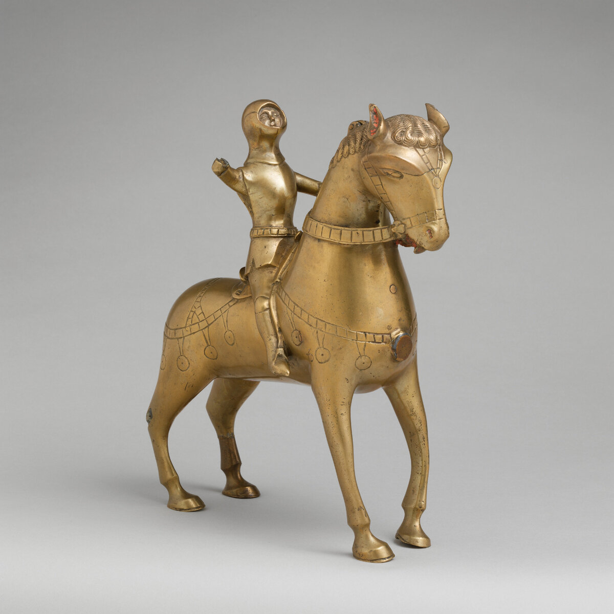 Акваманил "Рыцарь на коне". Германия. Начало XV века. Музей Метрополитен, Нью-Йорк