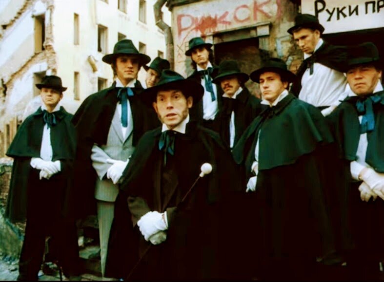 Кадр из к/ф "Бакенбарды" 1990 г. (очень, кстати, рекомендую)