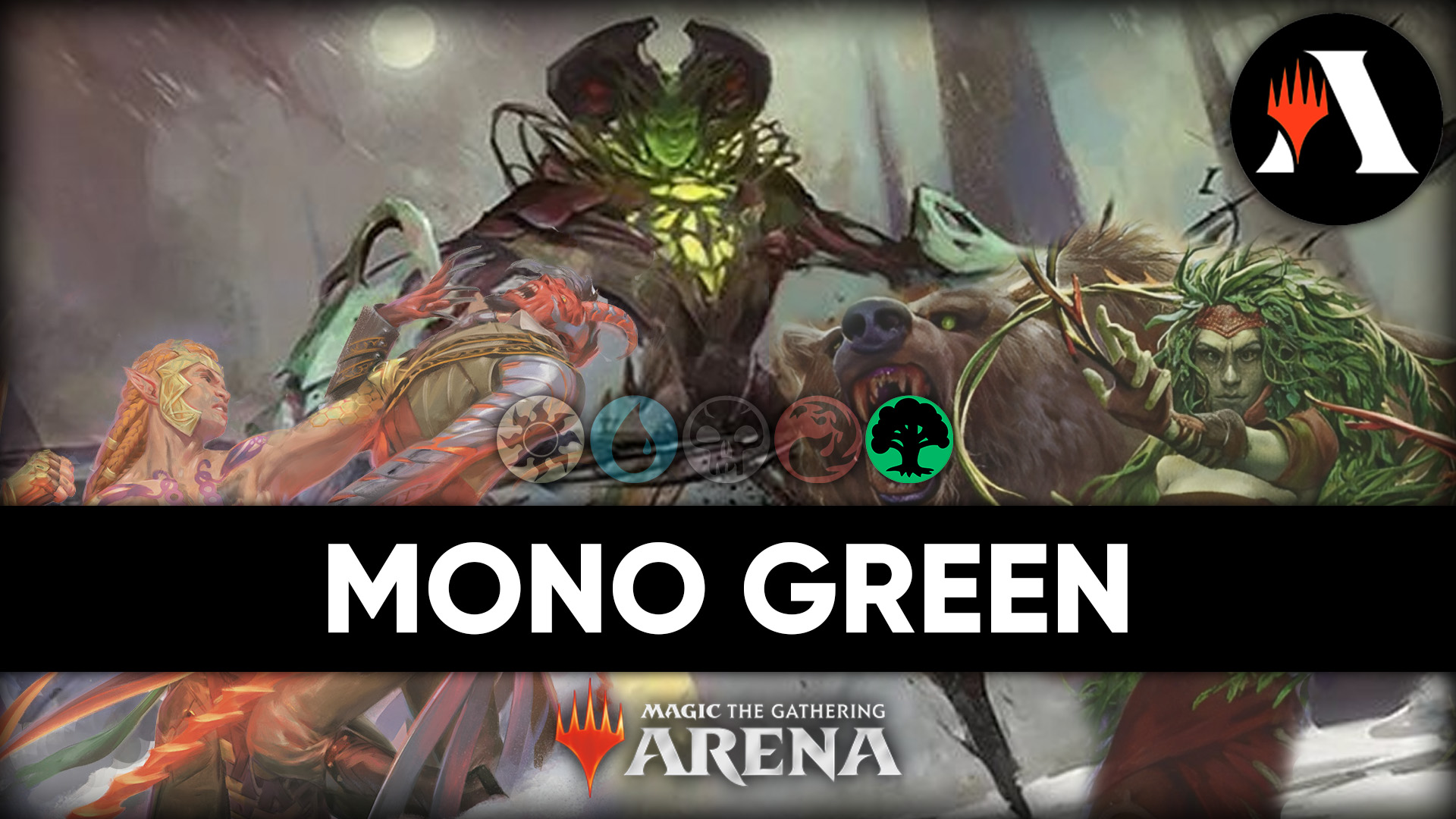 🌳 MONO GREEN AGGRO | Стандарт MTG Arena | March of The Machine 🌳