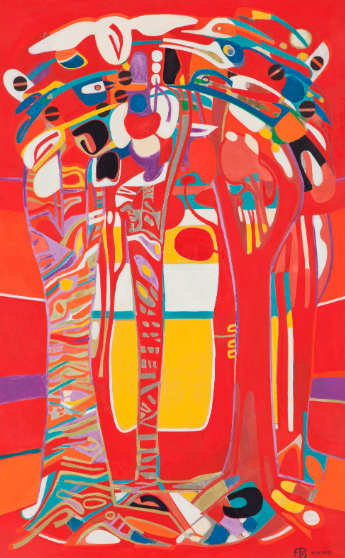 "Живой лес", 1977. Франсуаза Жило. Фото из открытых источников.