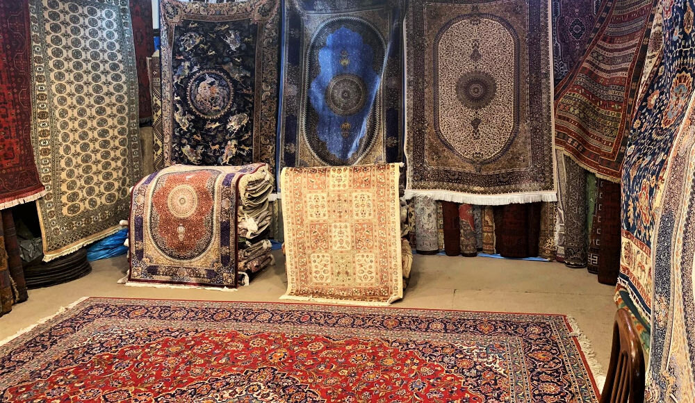 Ковры на центральном рынке Шарджы