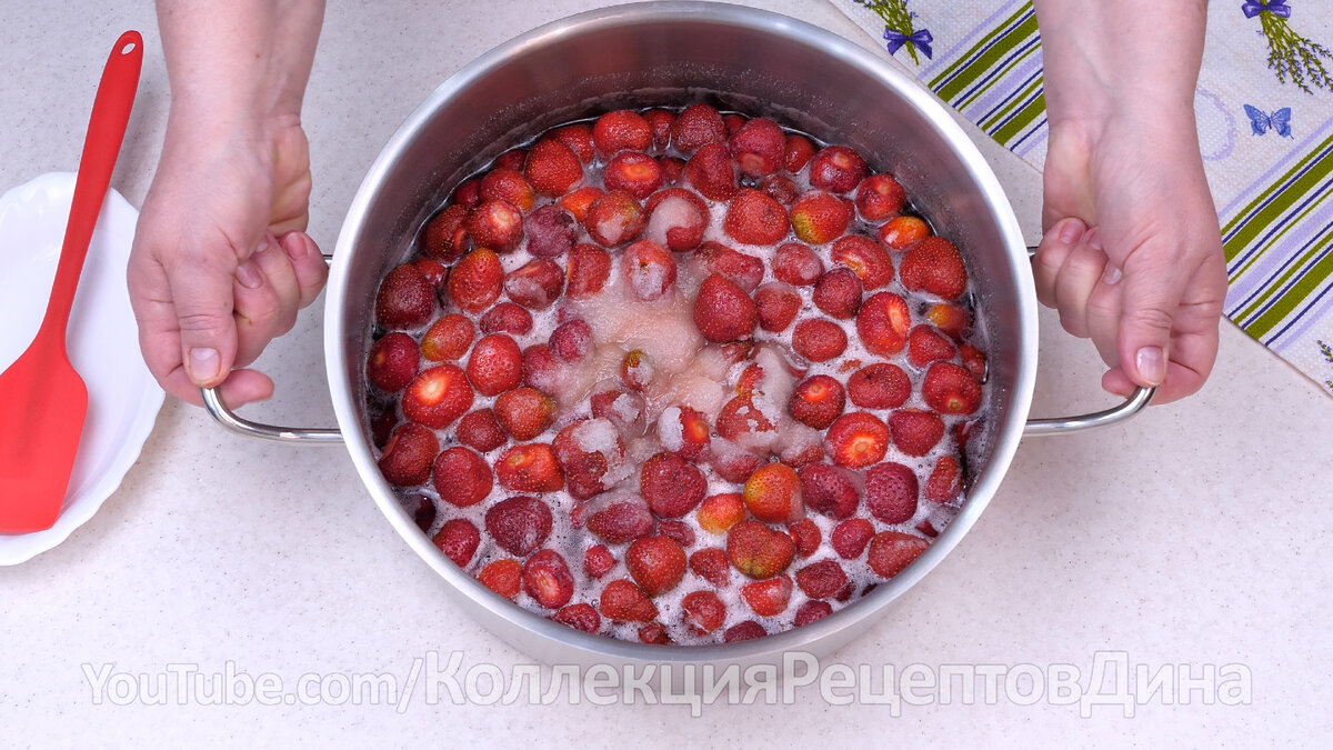 🍓Классическое Клубничное Варенье! Яркое Варенье из Клубники с целыми, как  мармелад, ягодами!🍓 | Дина, Коллекция Рецептов | Дзен