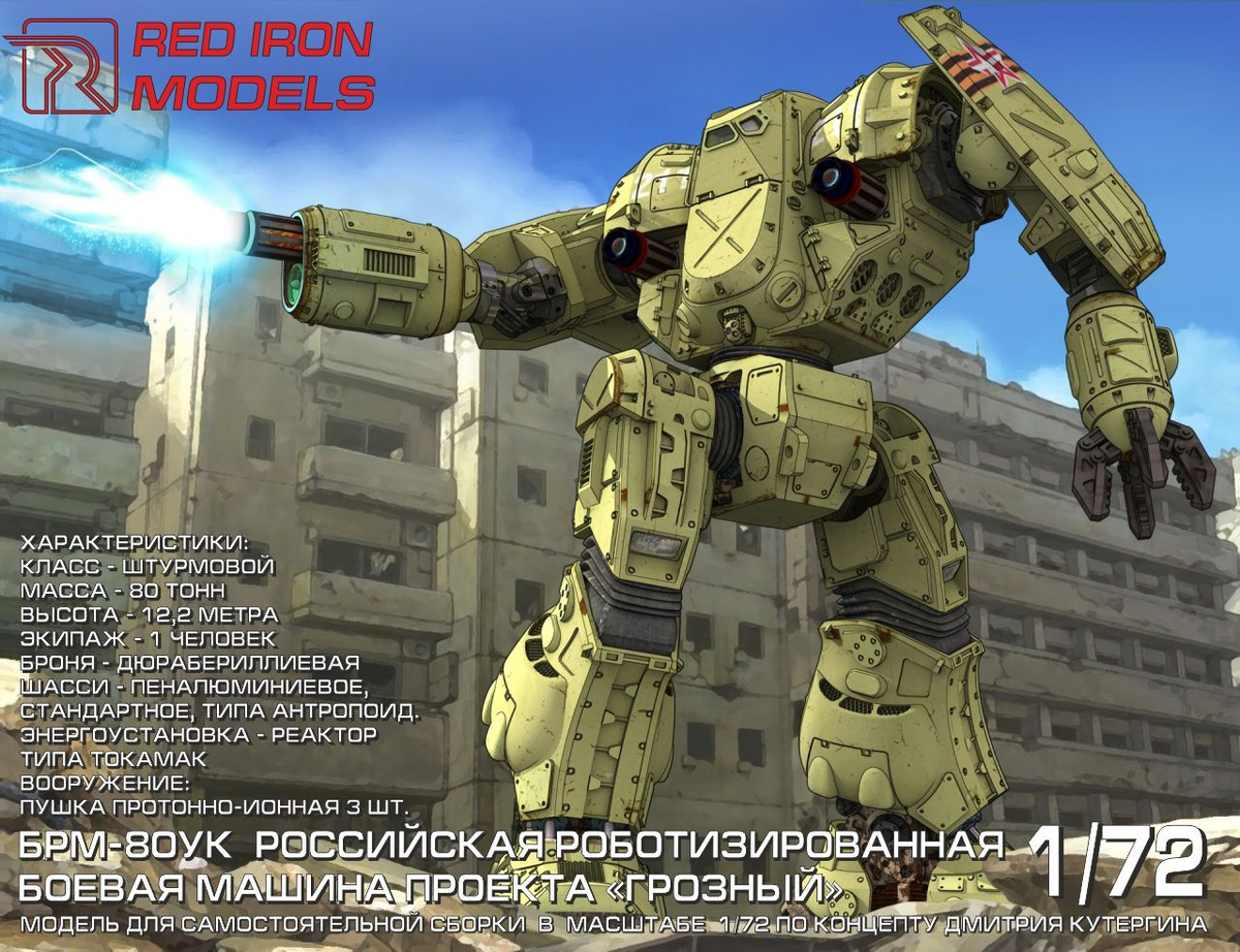 Шагоход из Battletech от Red Iron Models, новости Hobbyboss и Trumpeter, дополнения для диорам от DioDump и другие новинки сборных моделей