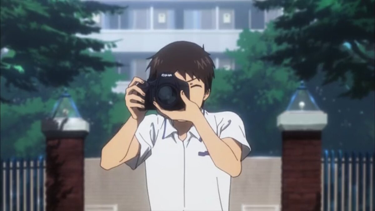 Кадзуя Маэда с отцовским подарком.