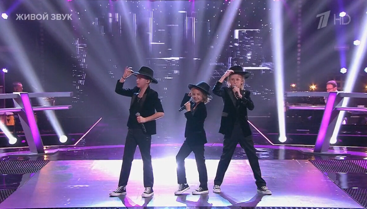 Скрин сделан автором из ролика шоу Голос дети 