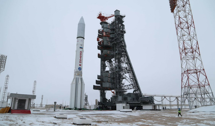 Ракетоноситель "Протон-М" на старте