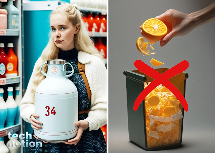 Для чего моя подруга из Европы берёт в магазин бидон и не выкидывает пищевые отходы / Изображение: дзен-канал technotion