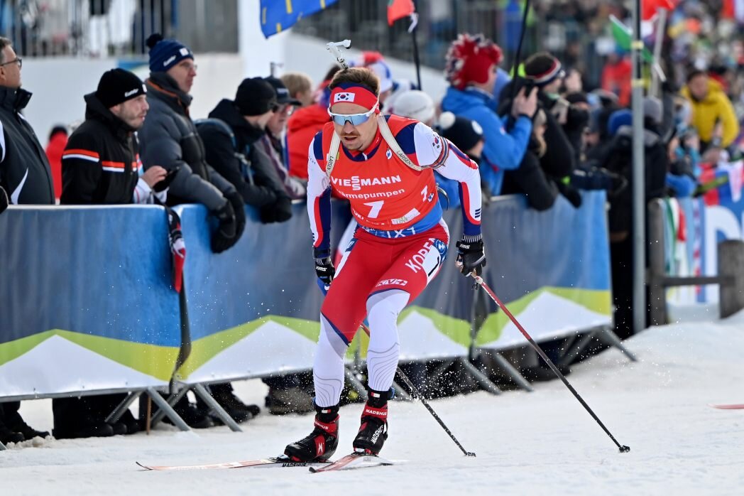 В Красноярске грузинка чемпион по биатлону