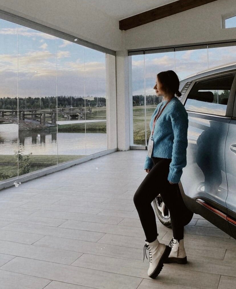 А тут уже в китайском бренде - Chery, была на презентации новой модели в Сорочанах