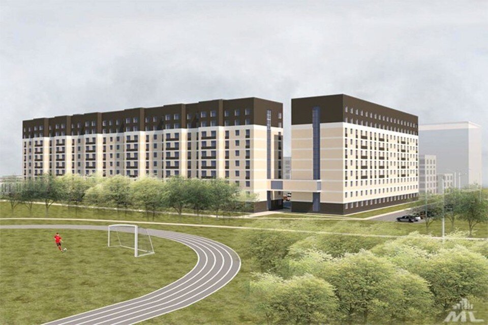     В Минске начали строить новое общежитие для медиков. Фото: телеграм-канал предприятия «Минскстрой»