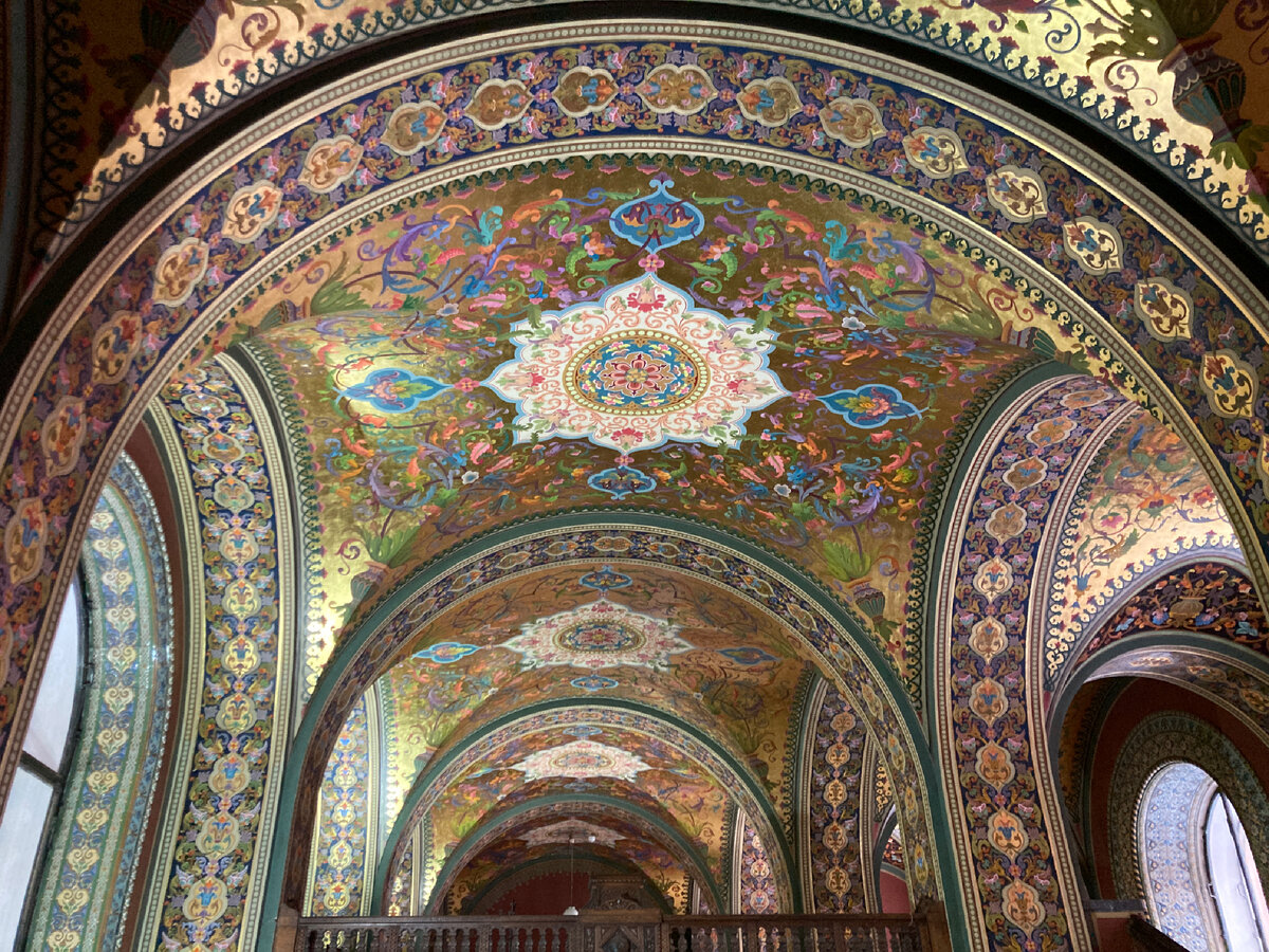 Зал "Теремок", потолочные росписи 