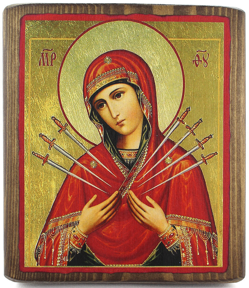 Фото : Икона Божией Матери "Семистрельная".