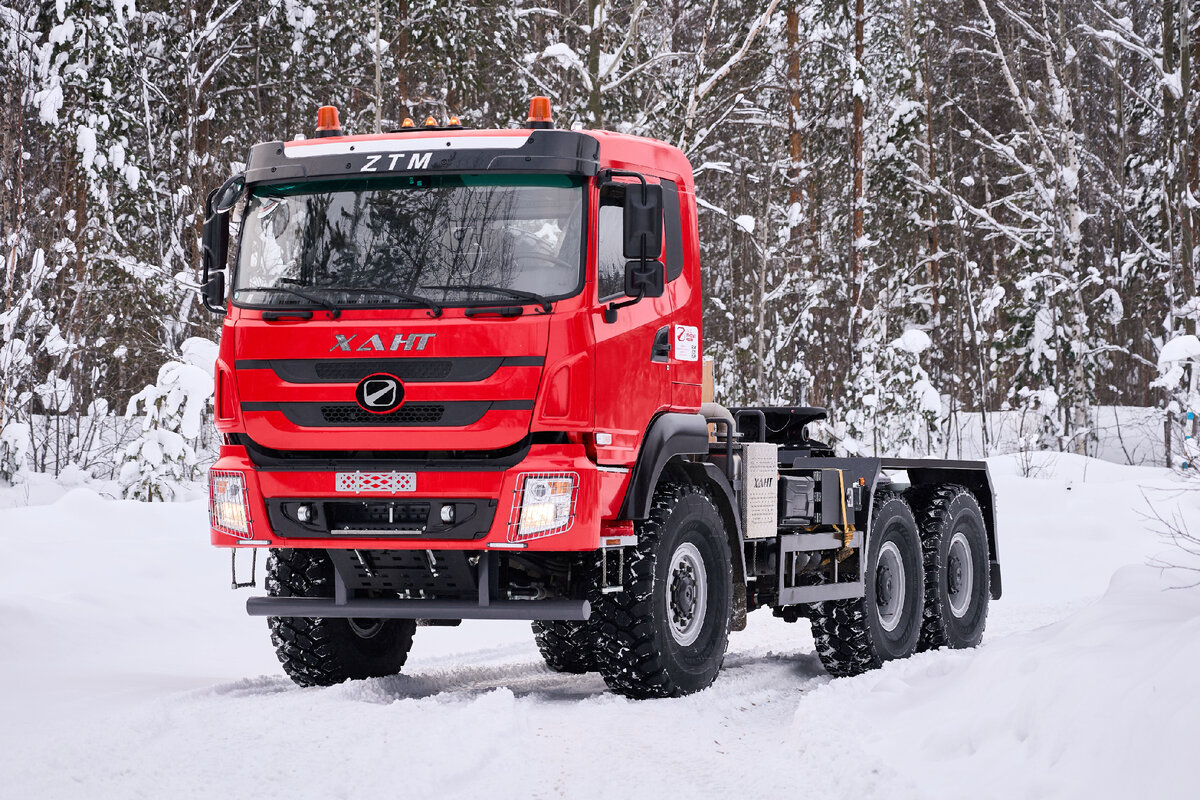 Седельный тягач ХАНТ 7751Т4Х с колесной формулой 6х6