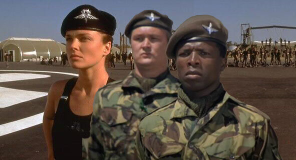 Не большой коллаж. Дизи (в книге - мальчик) и "Дикие гуси" - кто-то просто кокарду перевернул.