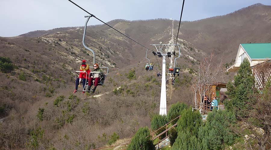 канатная дорога в сафари-парк Геленджик
