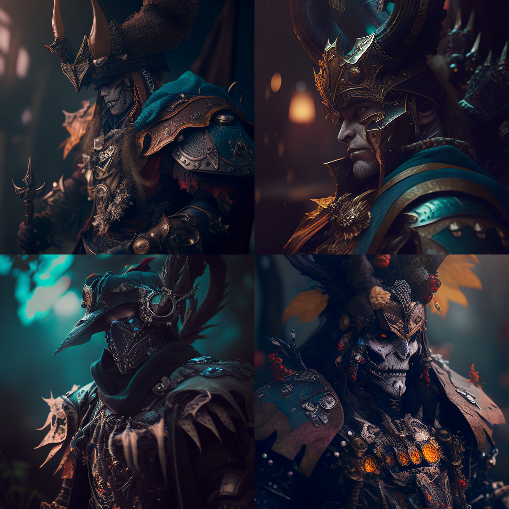 Нейросеть и Охотники на ведьм в Warhammer, последний - это вишенка на торте, еще и виноградинка, и малинка и... 