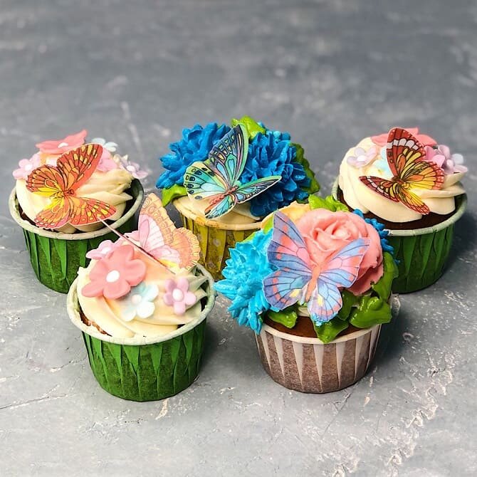 CUPCAKE FLOWERS | БУКЕТЫ ИЗ КАПКЕЙКОВ