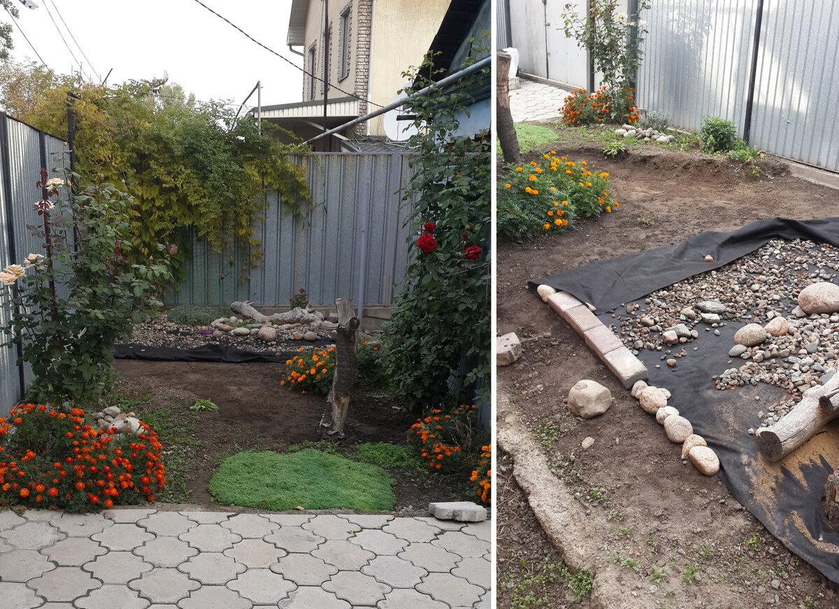 Участок между новым и старым забором)))  Фото из личного архива автора