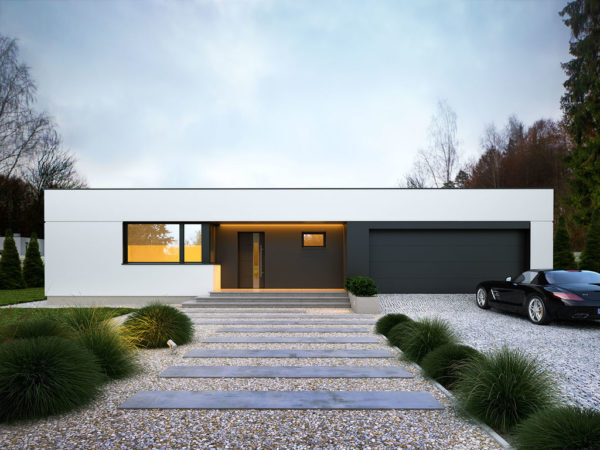 Вид на главный фасад дома. Источник изображения: Дзен-канал ""АСП" - проекты и планы домов"; сайт acpdom.ru