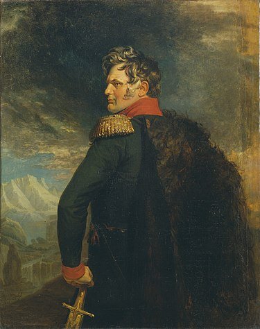Алексей Петрович Ермолов (24 мая [4 июня] 1777, Москва — 11 [23] апреля 1861, Москва) — русский военачальник, государственный деятель и дипломат, участник многих крупных войн, которые Российская империя вела с 1790-х по 1820-е. Генерал от инфантерии (1818) с зачислением по артиллерии (1837). Главноуправляющий гражданской частью и пограничными делами в Грузии, Астраханской и Кавказской губерниях; командующий Отдельным Кавказским корпусом (1816—1827). Автор мемуаров - Википедия