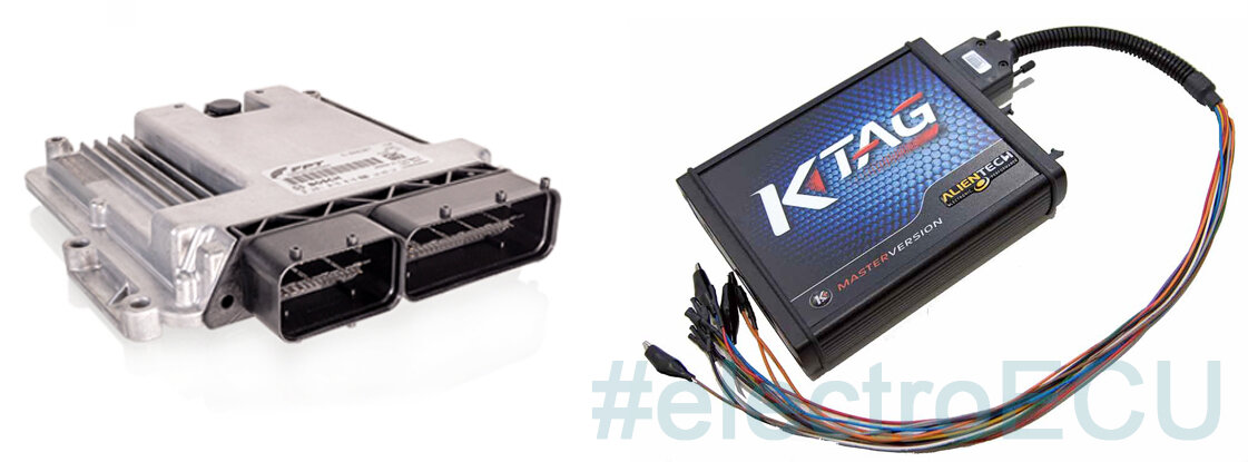 ЭБУ EDC17CP52 и программатор KTAG