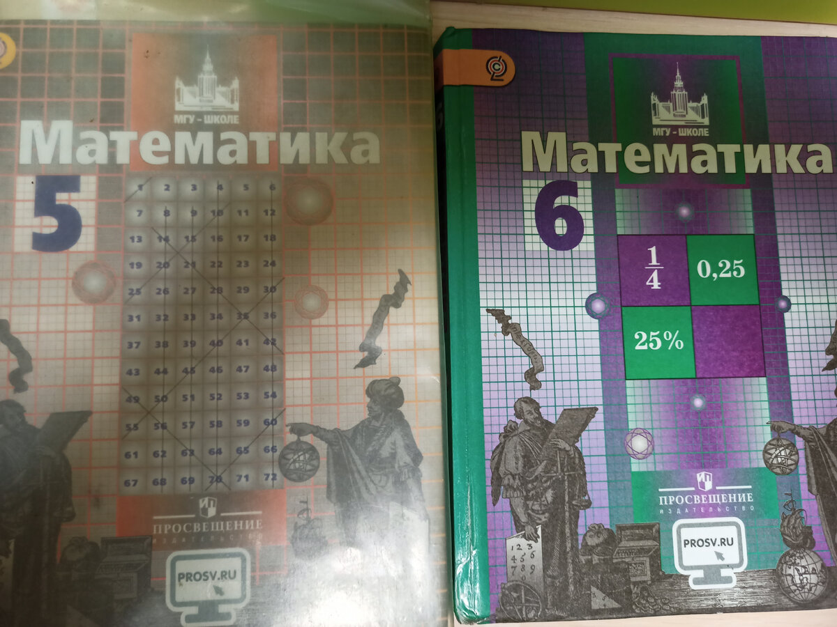 Учебники по математике за 5 и 6 класс не подходят к новой программе обучения 