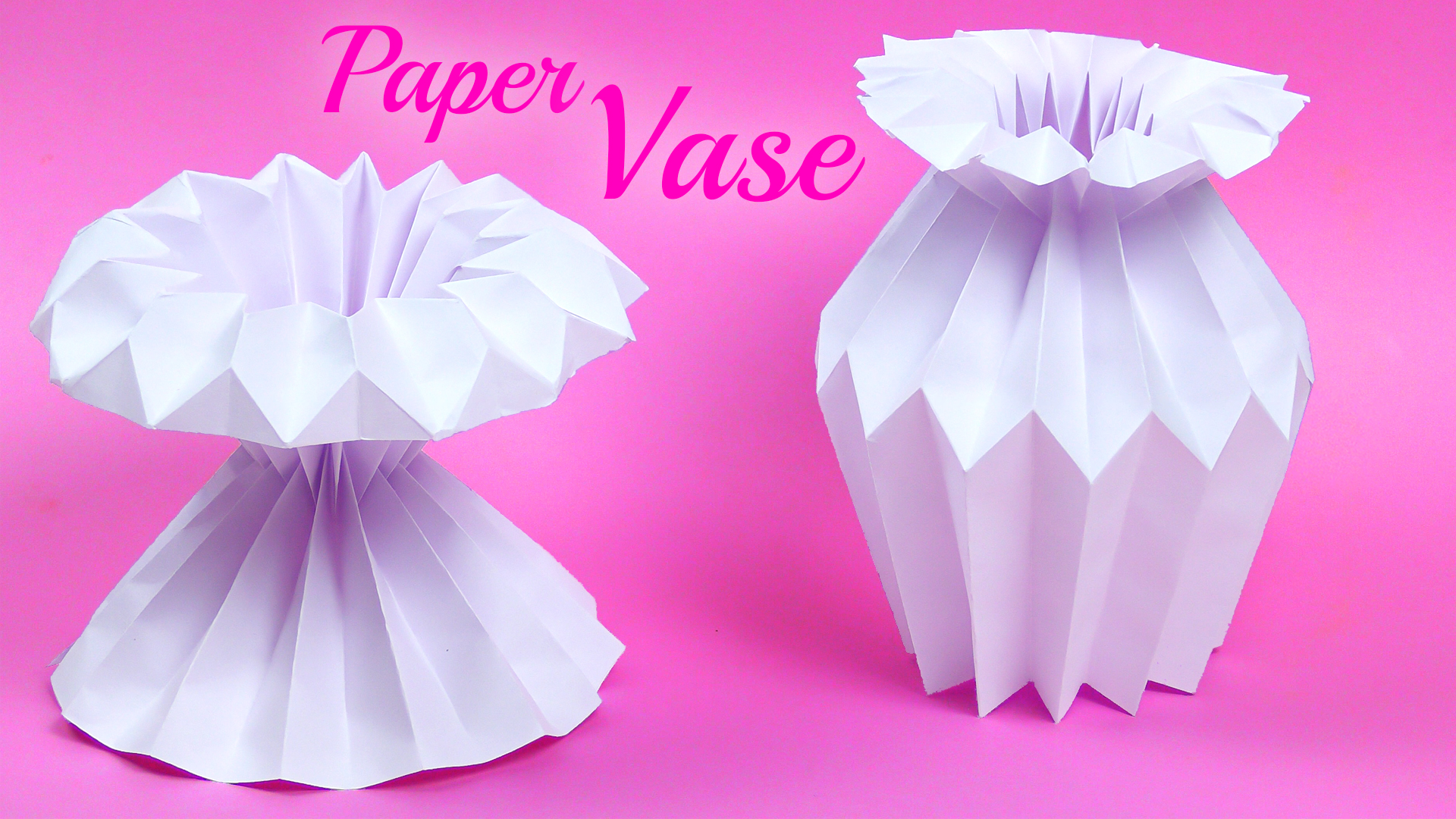 оригами ваза дзунако, как сделать из бумаги вазу // origami vase
