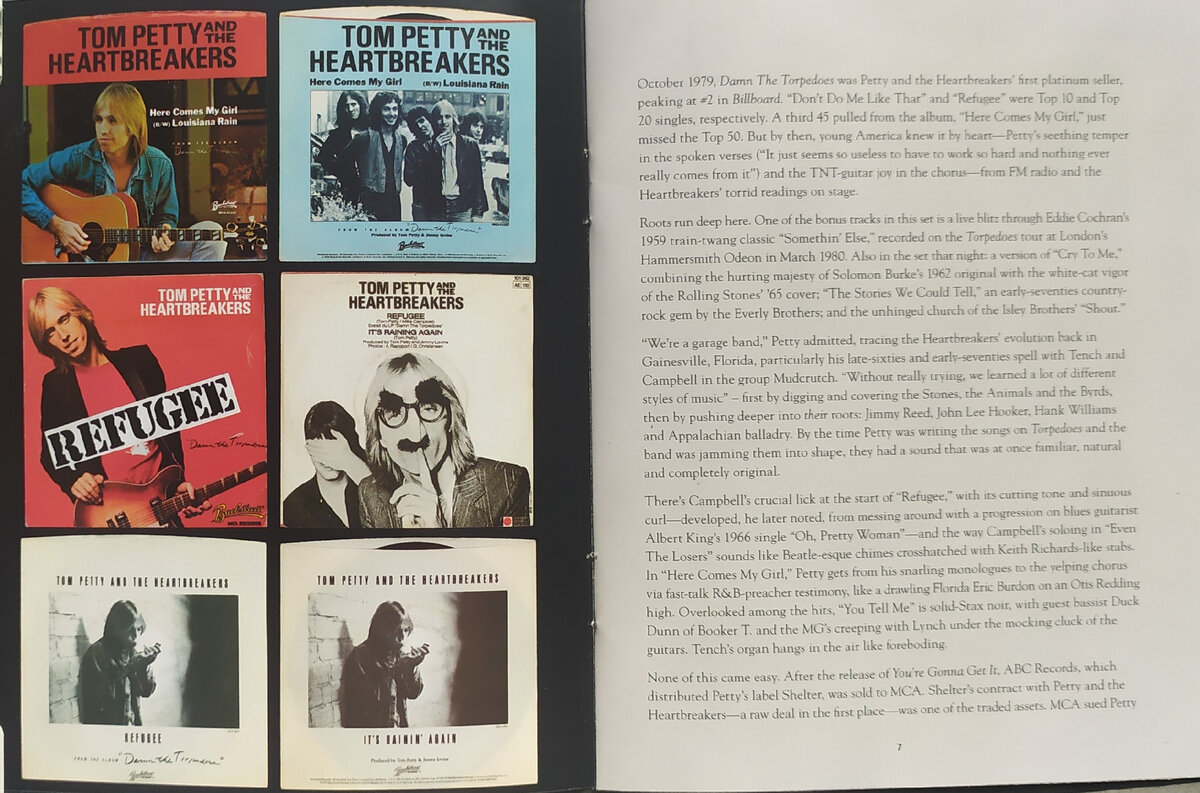 Tom Petty and The Heartbreakers "Damn the Torpedoes" Deluxe Edition Blu-ray - singles