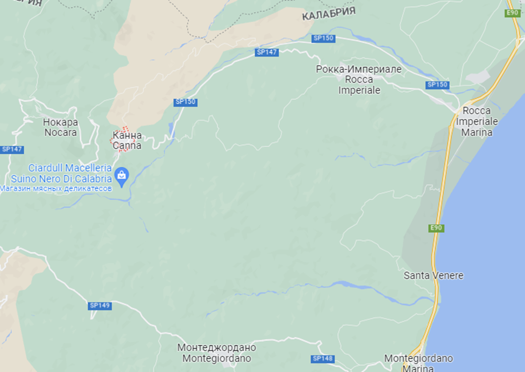 Увеличенный масштаб