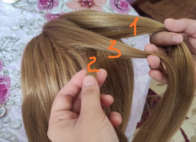 Схема плетения. Колосок