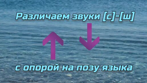 Зрение и тактильные ощущения помогут услышать. Различаем звуки [с]-[ш].