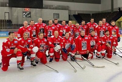    Хоккейная команда советских и российских хоккеистов «Наши» ©Пресс-служба министерства физической культуры и спорта Московской области