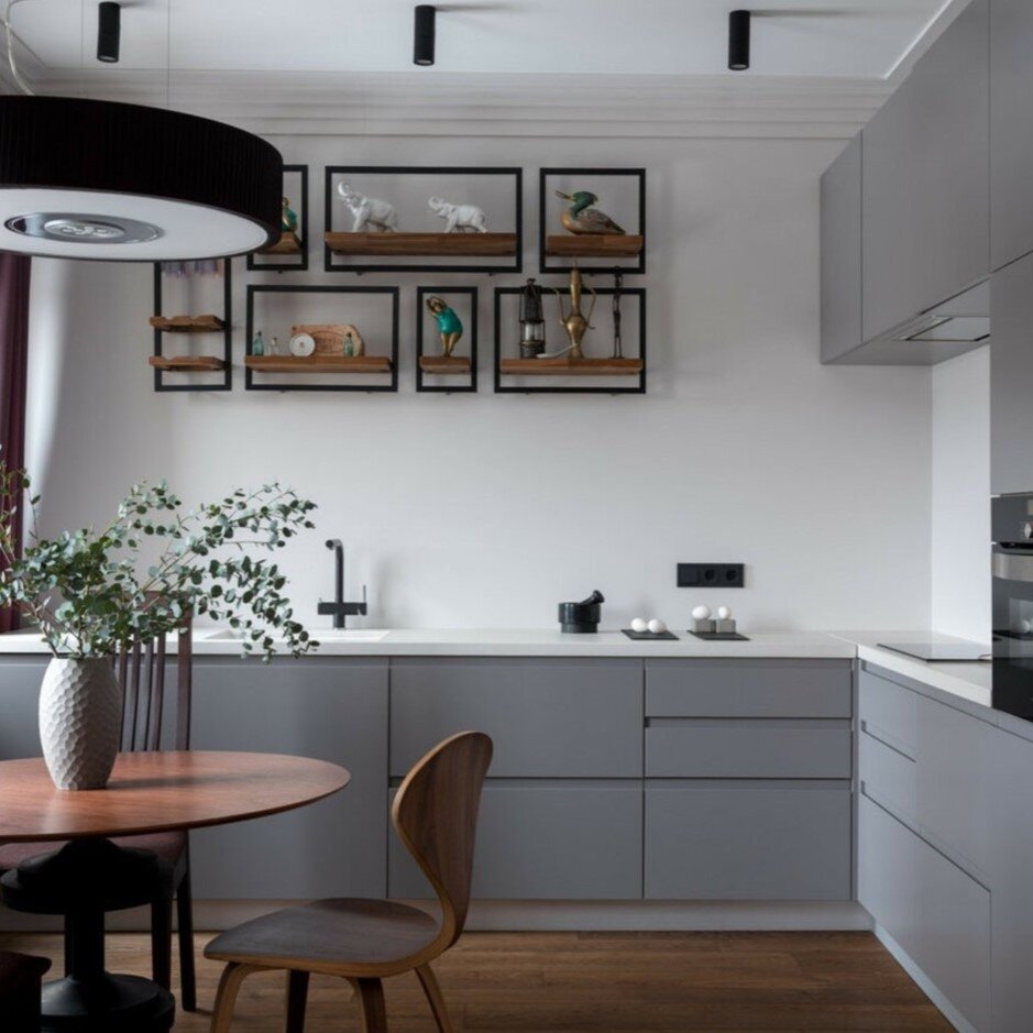 На фото: кухня из проекта дизайнера Екатерины Бурдиной 