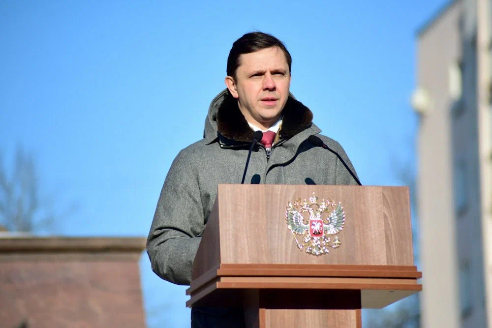 Выступает губернатор Орловской области Андрей Клычков