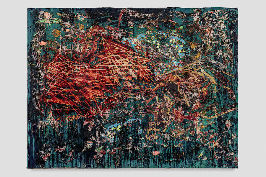 Марк БРЭДФОРД Пусть с гордостью покоится там. 2023  Фото: Hauser & Wirth
Источник: artnews.com

