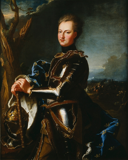 Карл XII (17 (27) июня 1682, Тре-Крунур, Швеция — 30 ноября (11 декабря) 1718, Фредриксхальд, Норвегия) — король Швеции в 1697—1718 годах, полководец, большую часть своего правления участвовавший в Великой Северной войне. Карл XII взошёл на трон после смерти отца Карла XI в возрасте 15 лет - Википедия