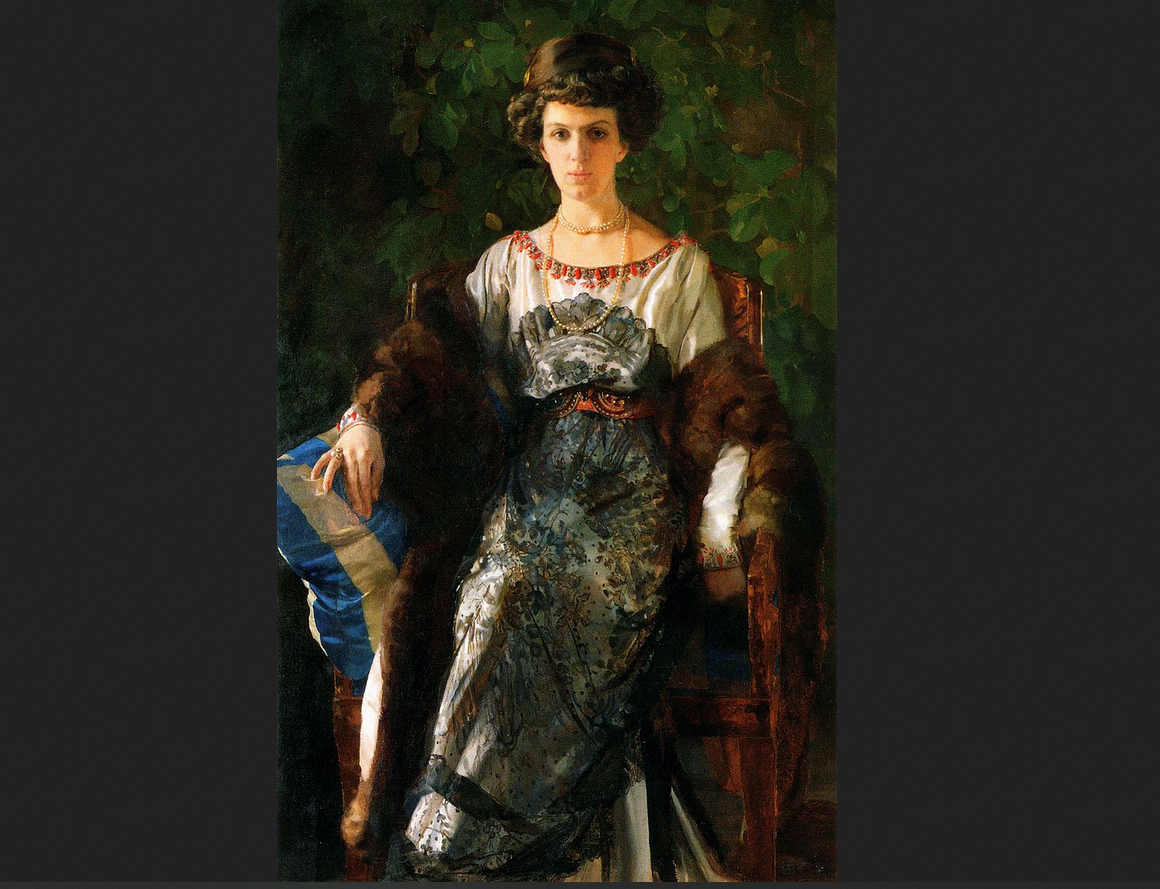 Константин Сомов. "Портрет Евфимии Носовой"