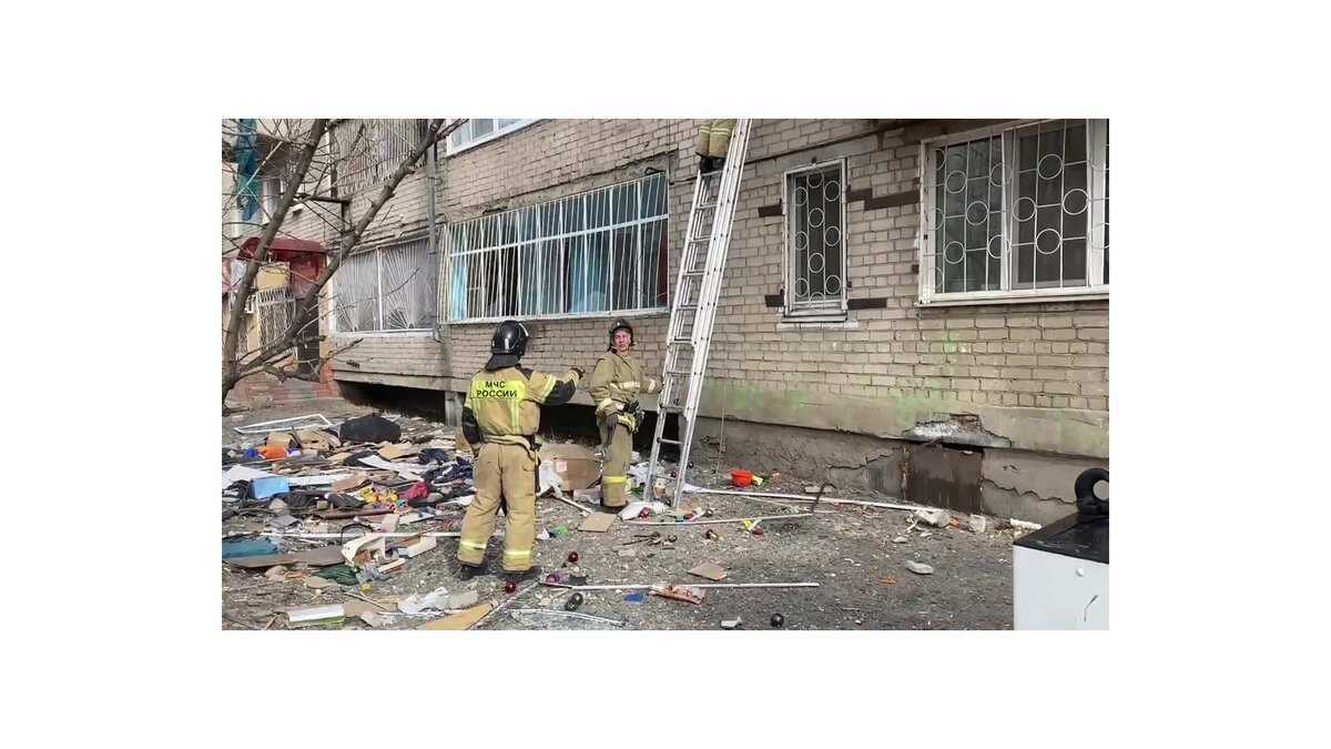   Взрыв газа в жилом доме в Чите© МЧС РФ
